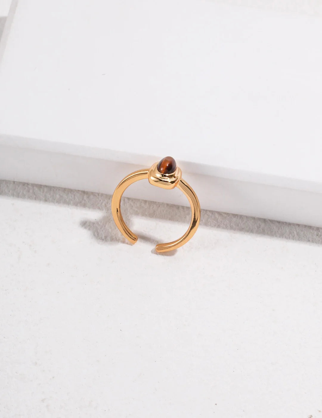 Vintage Tiger Eye Stone Ring