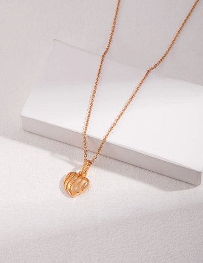 Simple Love Three-Dimensional Hollow Necklace