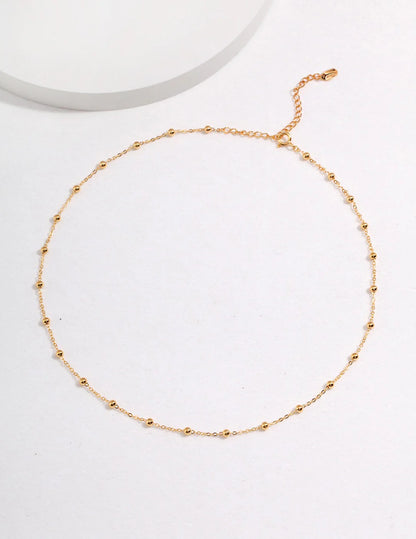 Minimalist Ball Chain Necklace