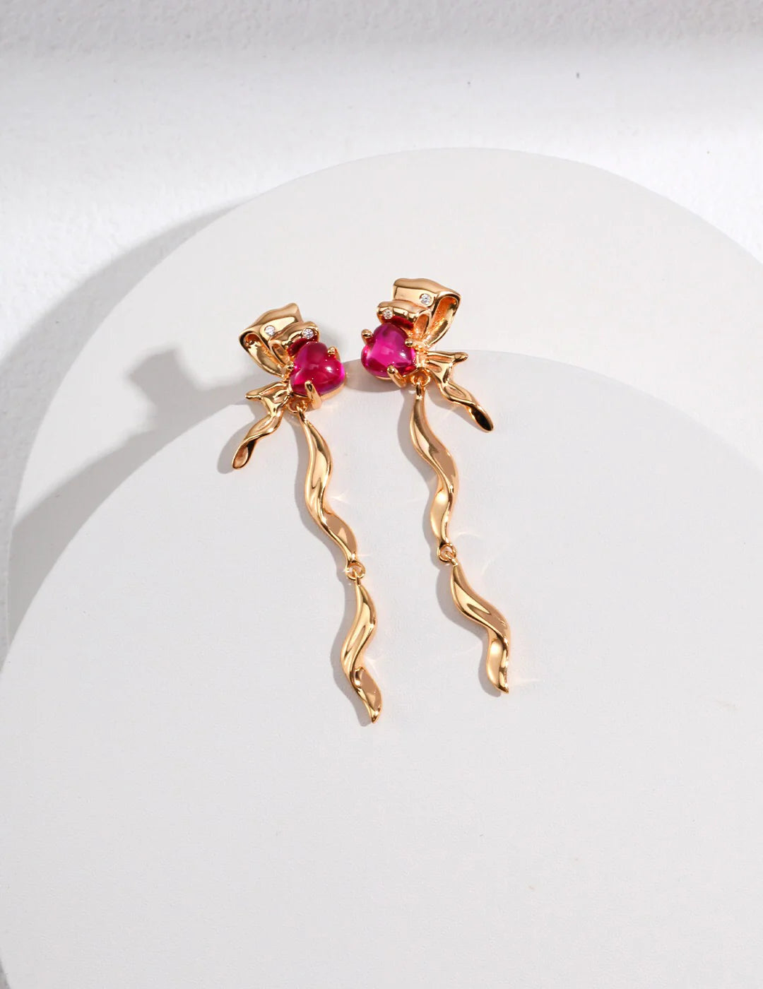 Cute Bowknot Zircon Earrings